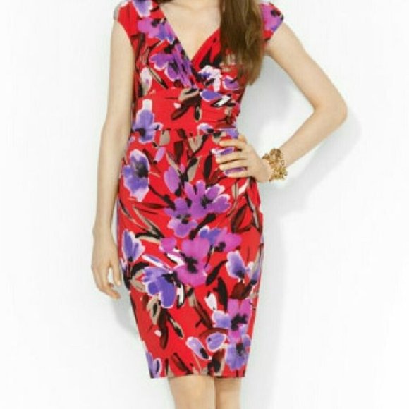 Ralph Lauren Dresses & Skirts - Ralph Lauren floral dress size 16